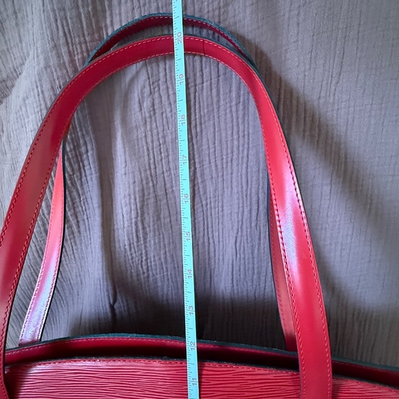 Louis Vuitton Saint Jacques GM bag & wallet in red EPI leather - Picture 4 of 16